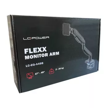 Supporto per monitor LC-Power LC-EQ-A49B 124,5 cm nero morsetto 20 kg