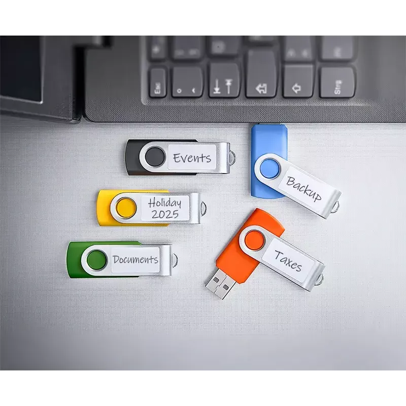 INTENSO Office Line multipack chiavette USB 5×64 GB, USB-A, USB 3.2 Gen 1, Swivel, multicolore