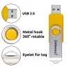 INTENSO Office Line multipack chiavette USB 5×64 GB, USB-A, USB 3.2 Gen 1, Swivel, multicolore