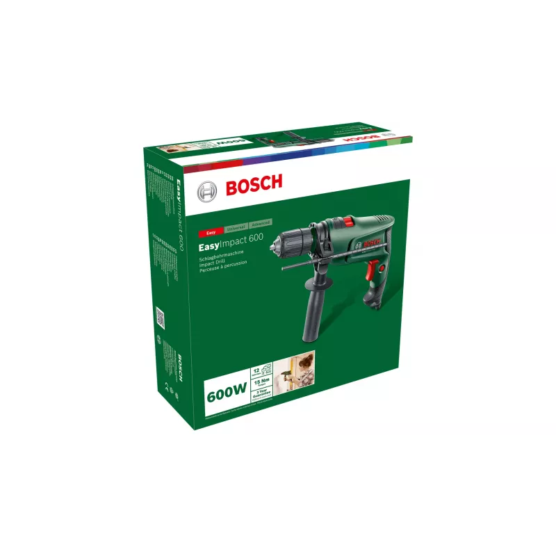 Bosch Easy Impact 600 600 W 3000 RPM senza chiave