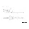 Metabo HS 18 LTX 45 Tagliasiepi a batteria (Tool Only)