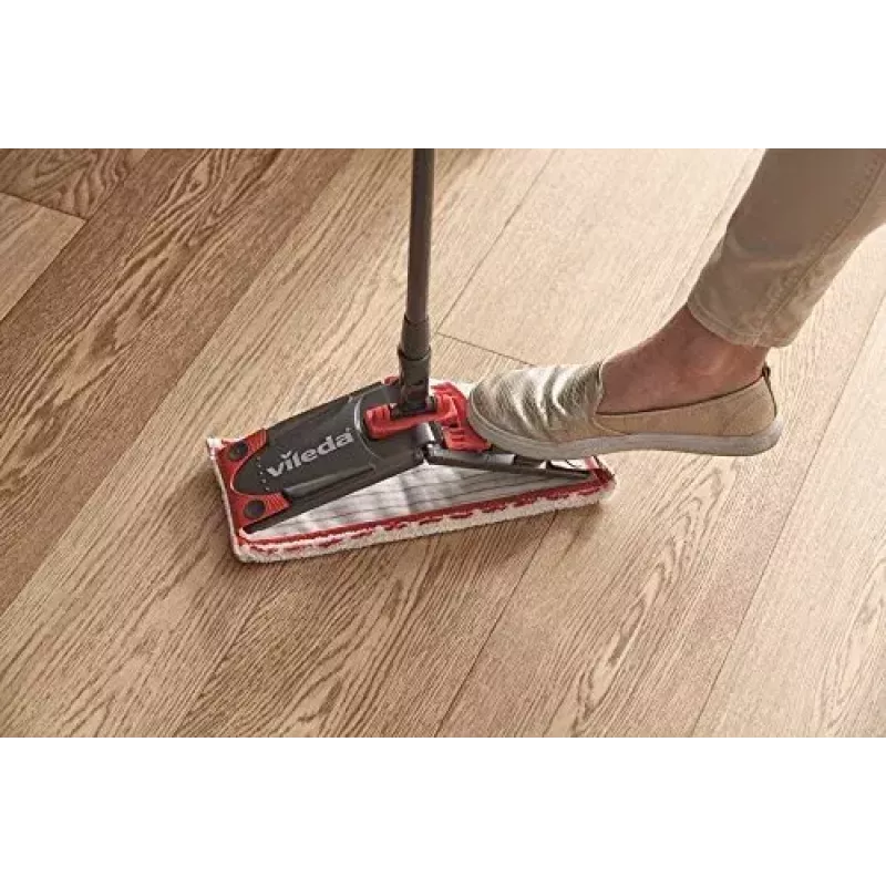 Sistema di lavaggio Vileda SuperMocio Revolution serbatoio unico nero rosso bianco