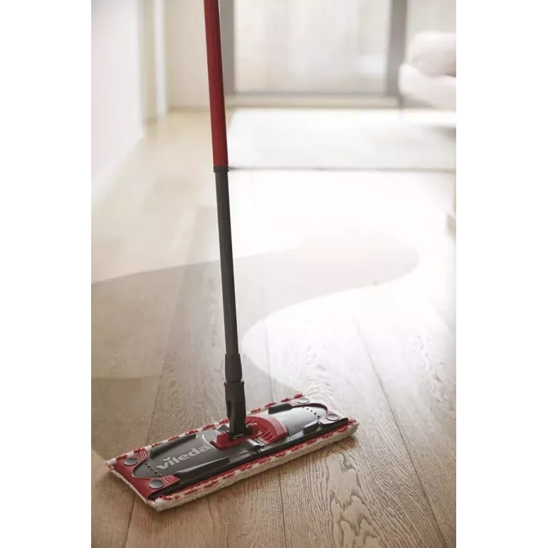 Sistema di lavaggio Vileda SuperMocio Revolution serbatoio unico nero rosso bianco