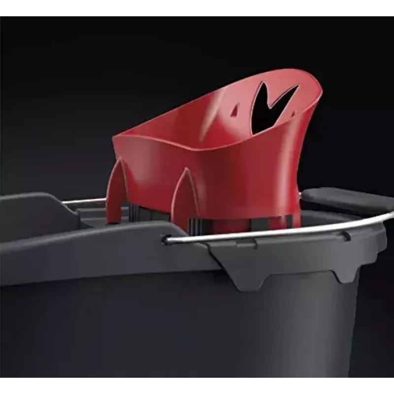 Sistema di lavaggio Vileda SuperMocio Revolution serbatoio unico nero rosso bianco