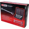 KS Tools GEARplus 503.4265 set di chiavi poligonali a cricchetto, 12 pz, in valigetta