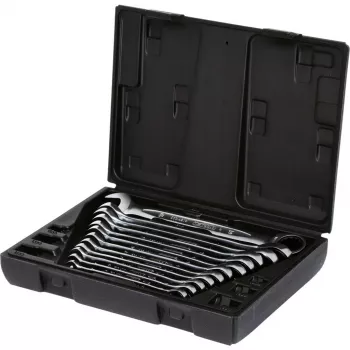 KS Tools GEARplus 503.4265 set di chiavi poligonali a cricchetto, 12 pz, in valigetta