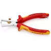 Knipex 11 06 160 T pinza spelafili isolata con molla di apertura, 160 mm