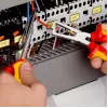 Knipex 11 06 160 T pinza spelafili isolata con molla di apertura, 160 mm