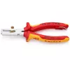Knipex 11 06 160 T pinza spelafili isolata con molla di apertura, 160 mm