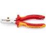 Knipex 11 06 160 T pinza spelafili isolata con molla di apertura, 160 mm