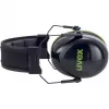 Occhiali di sicurezza con archetto Uvex K10 nero verde edilizia