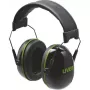 Occhiali di sicurezza con archetto Uvex K10 nero verde edilizia