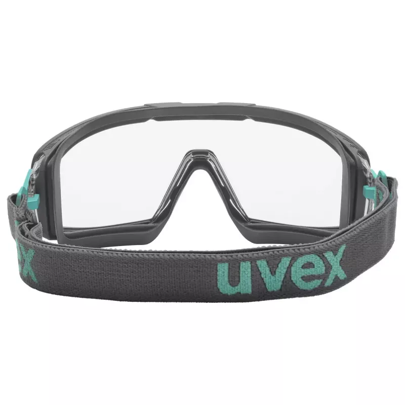 Occhiali di sicurezza Uvex i-guard+ policarbonato nero blu lenti trasparenti