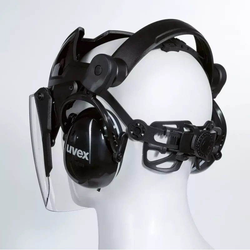 Protezione per la testa Uvex 9790212 nero