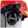 Copricapo di sicurezza Uvex 9774238 polietilene ad alta densità HDPE rosso giallo