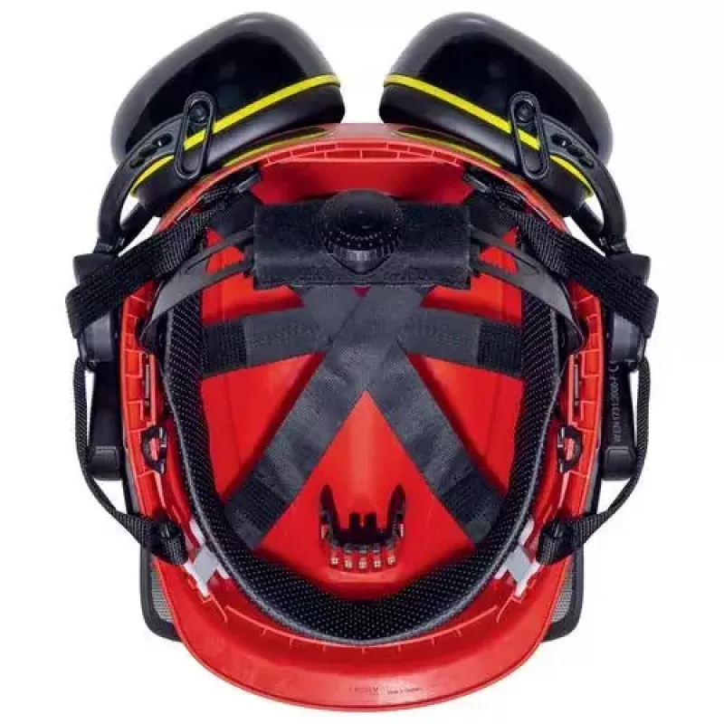 Copricapo di sicurezza Uvex 9774238 polietilene ad alta densità HDPE rosso giallo