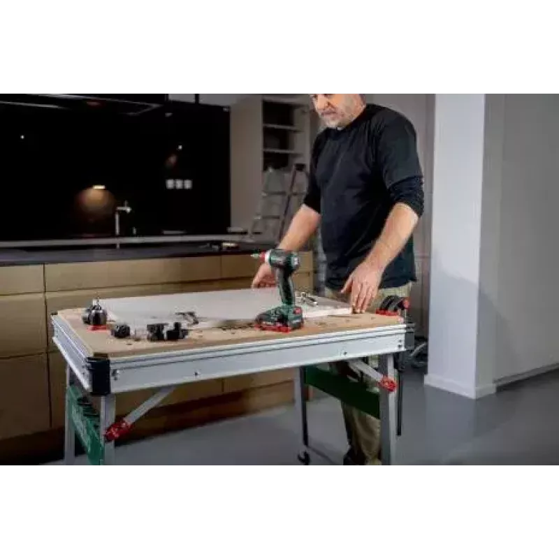 Tavolo da esterno Metabo MWB 100 beige metallizzato rettangolare 710 mm larghezza