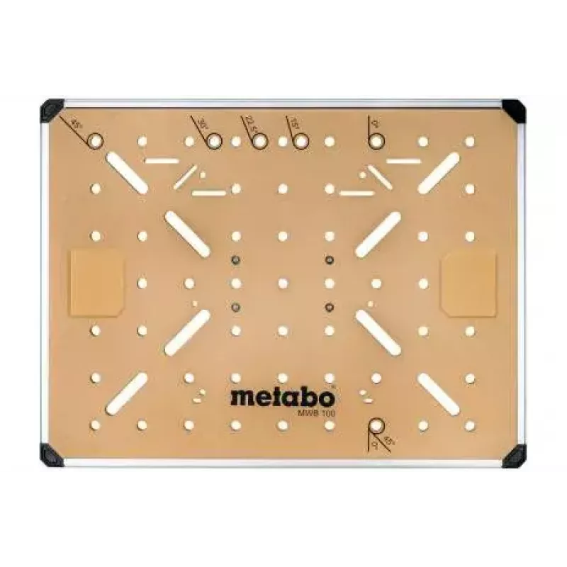 Tavolo da esterno Metabo MWB 100 beige metallizzato rettangolare 710 mm larghezza