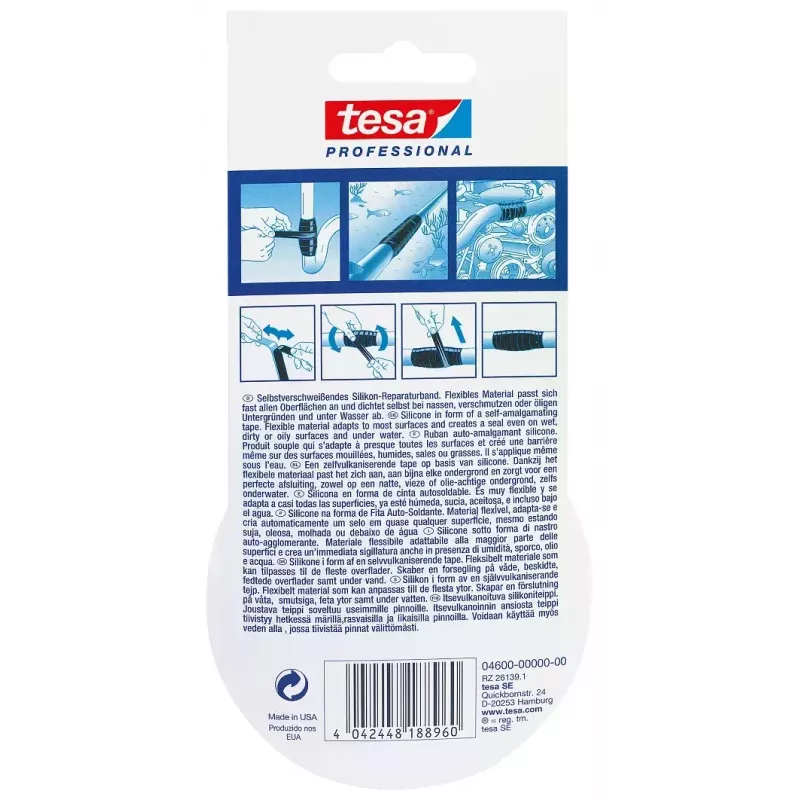 Nastro sigillante TESA 04600-00000-00 trasparente 3 m