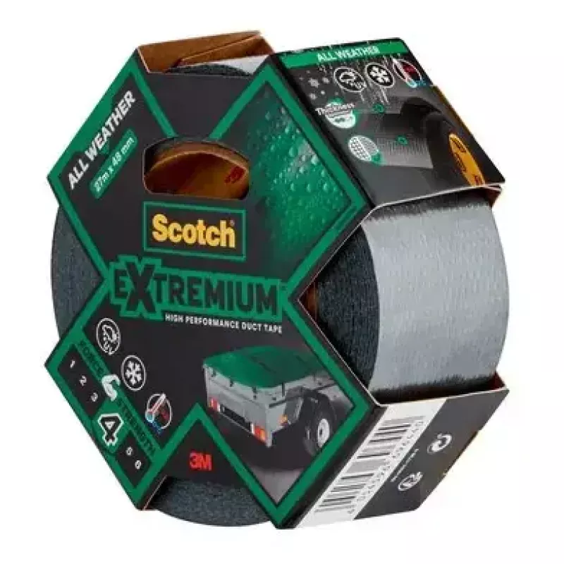 3M Extremium Tape grigio 27,4 m per fissare riparare impermeabile