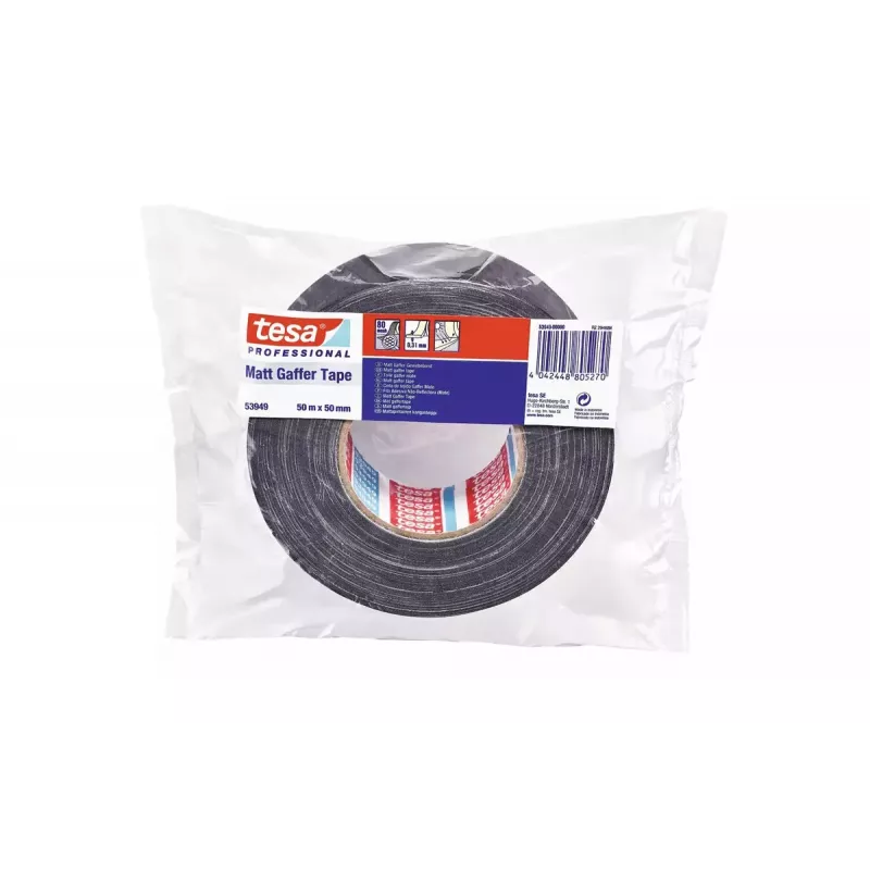 Tape Tesa 53949 caucciù nero 50 m