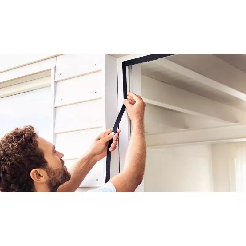 Zanzariera per porta TESA 55384-00000-00 larghezza 900 mm altezza 2100 mm antracite