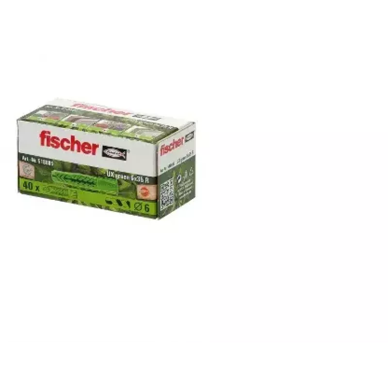 Tassello da parete Fischer tassello universale UX verde 6 x 35 R