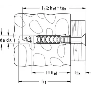 Tassello Fischer SX 14 x 70