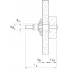 Tassello in metallo per pareti cave Fischer HM 5 x 52 S