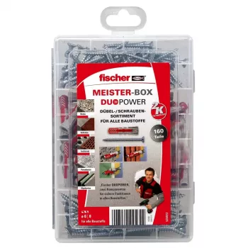 Ancorante a espansione Fischer MEISTER-BOX DUOPOWER + viti