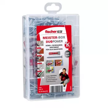Ancorante a espansione Fischer MEISTER-BOX DUOPOWER + viti