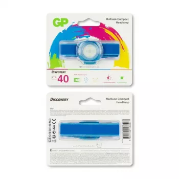Lampada frontale GP Lighting CH31 blu LED 100 lm 40 m