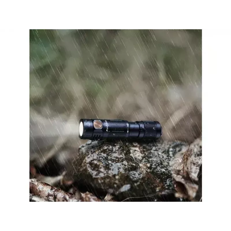 Torcia Fenix E05R nero torcia portatile LED duralluminio IP68 30h