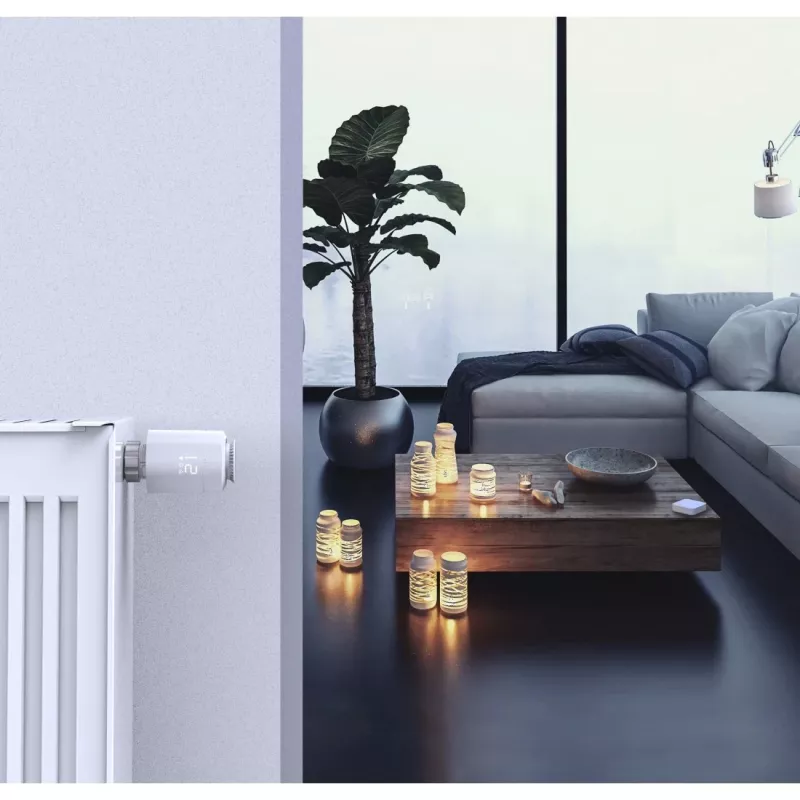 Hama set smart per controllo del riscaldamento Wi-Fi, 2 x termostato smart per radiatore + hub (00176662)