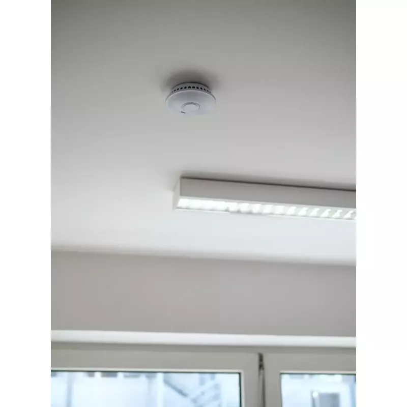 Brennenstuhl RM L 3101 rilevatore di fumo wireless interconnettibile, 10 anni