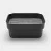 Bacinella per lavello Brabantia 302664 rettangolare grigio 374x344x161 mm