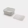 Vasca per lavello Brabantia 302688 grigio rettangolare 374x344x161 mm