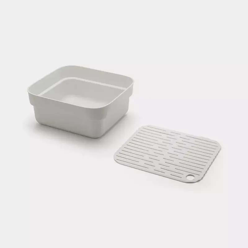Vasca per lavello Brabantia 302688 grigio rettangolare 374x344x161 mm