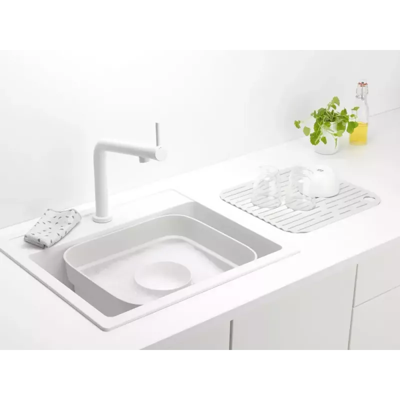 Vasca per lavello Brabantia 302688 grigio rettangolare 374x344x161 mm