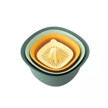 Set Brabantia Tasty+ impilabile 3,2L blu verde giallo