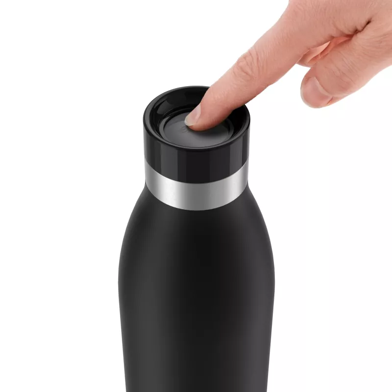 EMSA Bludrop Color N31109 uso quotidiano 700 ml acciaio inox nero