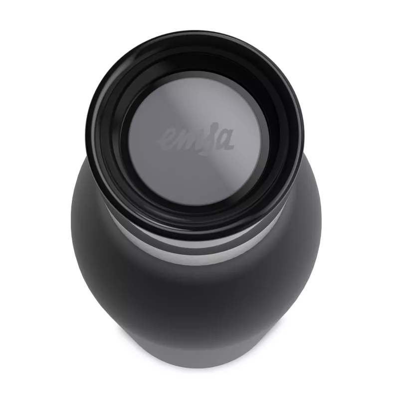 EMSA Bludrop Color N31109 uso quotidiano 700 ml acciaio inox nero