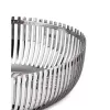 Alessi PCH06/26 Cestino ovale, acciaio inox lucidato, 26 cm