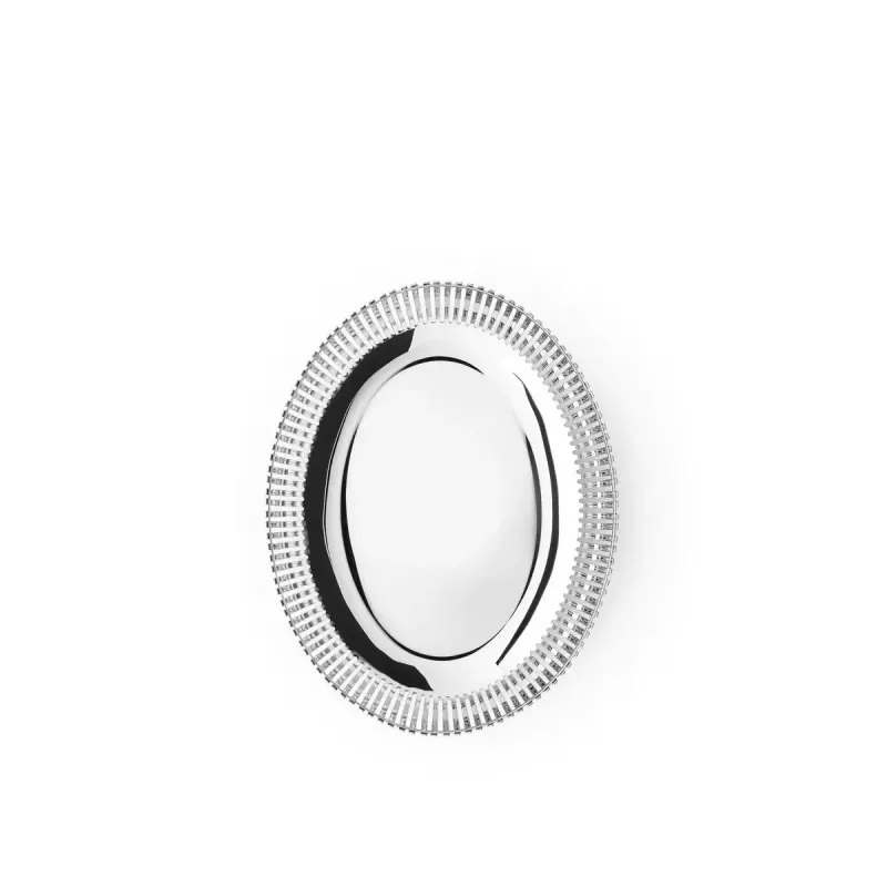 Alessi PCH06/26 Cestino ovale, acciaio inox lucidato, 26 cm