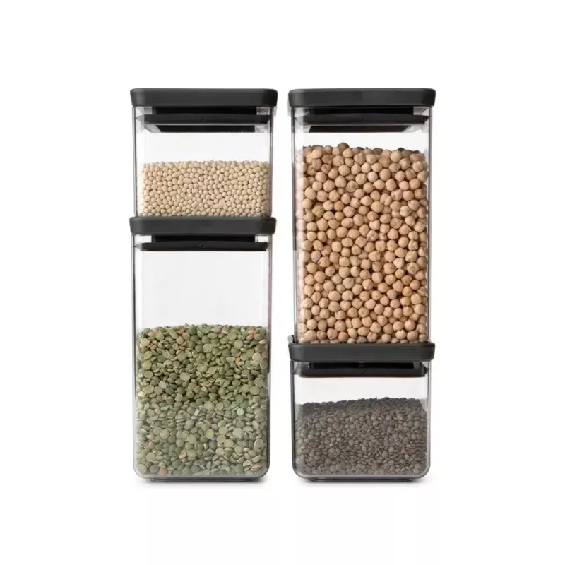 Contenitore in plastica quadrato Brabantia Tasty+