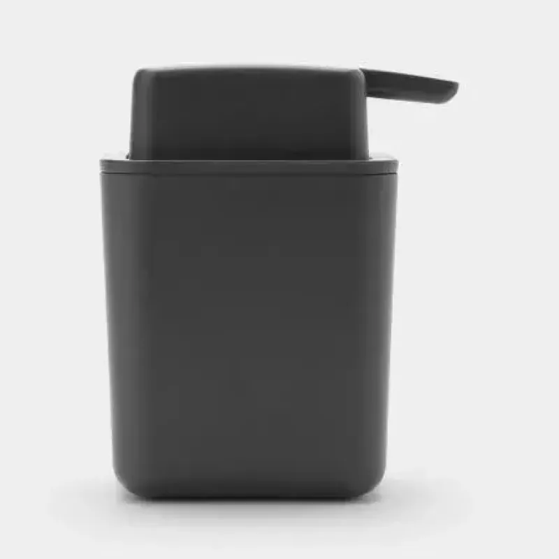 Brabantia 302503 dispenser di sapone da cucina, grigio scuro