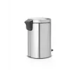 Pattumiera Brabantia 112041 12 L rotonda acciaio inox