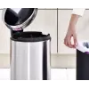 Pattumiera Brabantia 112041 12 L rotonda acciaio inox