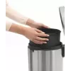 Pattumiera Brabantia 112041 12 L rotonda acciaio inox