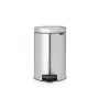 Pattumiera Brabantia 112041 12 L rotonda acciaio inox